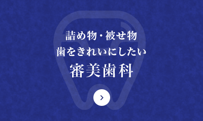 詰め物・被せ物 歯をきれいにしたい 審美歯科